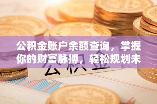 南沙公积金账户余额查询，掌握你的财富脉搏，轻松规划未来