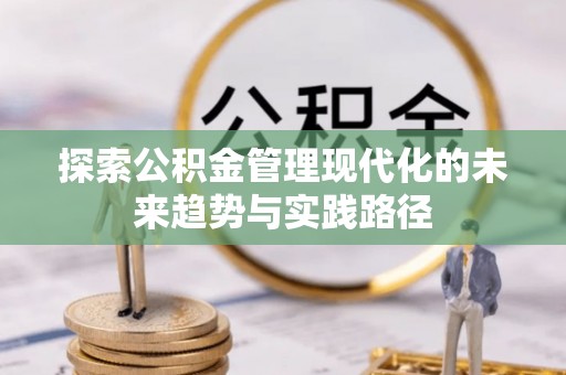 南沙探索公积金管理现代化的未来趋势与实践路径
