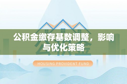 南沙公积金缴存基数调整，影响与优化策略