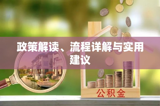 南沙政策解读、流程详解与实用建议